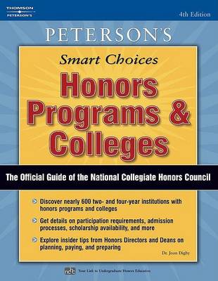 Book cover for Peterson's Honors Programs & Colleges