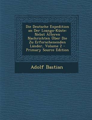 Book cover for Die Deutsche Expedition an Der Loango-Kuste