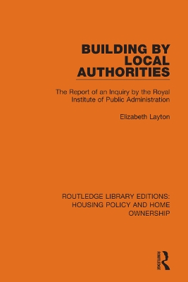 Book cover for Building by Local Authorities