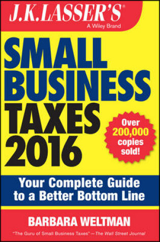 Cover of J.K. Lasser's Small Business Taxes 2016