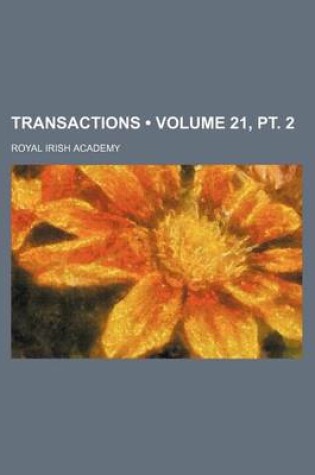 Cover of Transactions (Volume 21, PT. 2 )