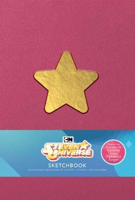 Book cover for Steven Universe Deluxe Hardcover Blank Sketchbook