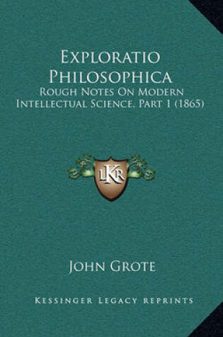 Cover of Exploratio Philosophica