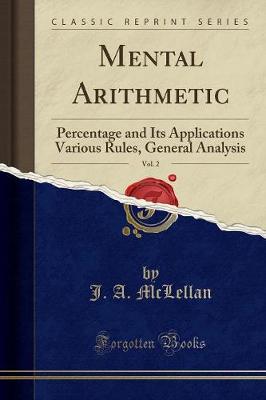 Book cover for Mental Arithmetic, Vol. 2