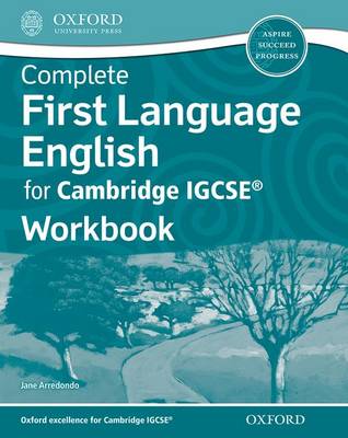 Book cover for Complete First Language English for Cambridge IGCSE® Workbook