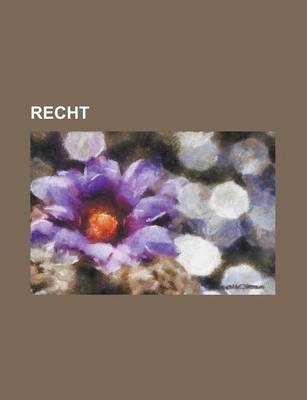 Book cover for Recht