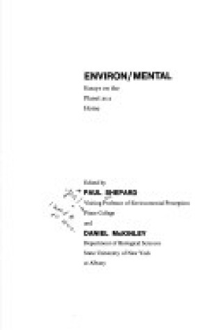 Cover of Shepard Environ-Mental