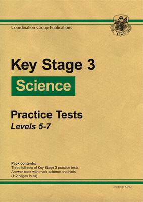 Cover of KS3 Science Practice Tests (Set 1) Levels 5-7