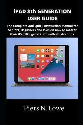 Book cover for iPAD 8th GENERATION USER GUIDE
