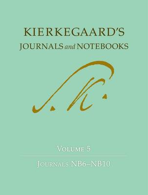 Book cover for Kierkegaard's Journals and Notebooks, Volume 5