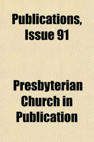 Cover of Publications, Issue 91