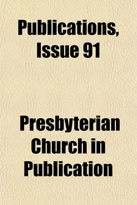 Book cover for Publications, Issue 91