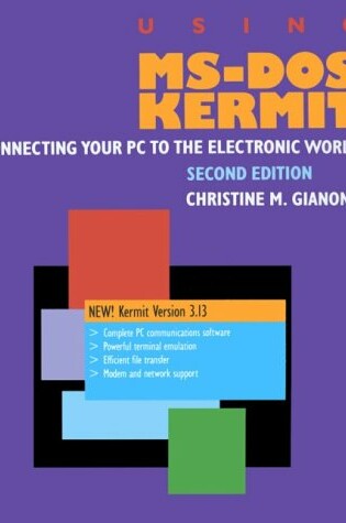 Cover of Using M. S.-DOS Kermit
