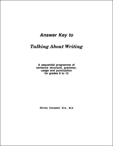 Book cover for Talking about Writing