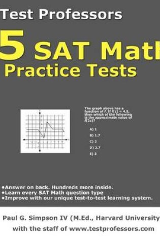 Cover of 5 SAT Math Practice Tests