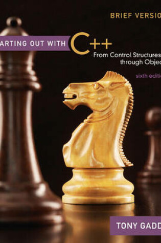 Cover of Starting Out with C++ Brief