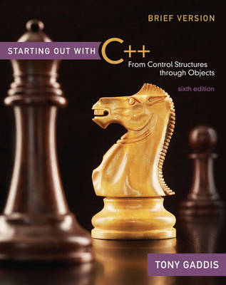 Book cover for Starting Out with C++ Brief