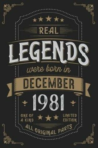 Cover of Real Legends were born in December 1981