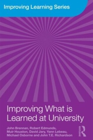 Cover of Improving What is Learned at University