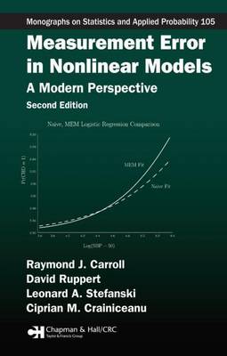 Book cover for Measurement Error in Nonlinear Models: A Modern Perspective