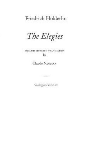 Cover of Elegies