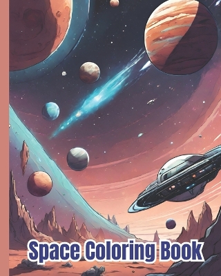 Book cover for Space Coloring Book