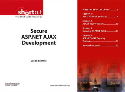 Cover of Secure ASP.Net Ajax Development (Digital Short Cut)