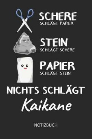 Cover of Nichts schlagt - Kaikane - Notizbuch