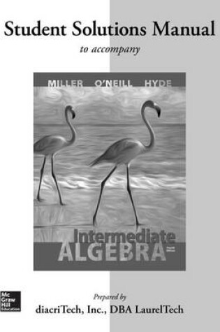 Cover of Intermediate Algebra Student Solutions Manual
