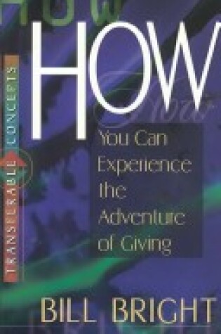 Cover of How You Can Experience the Adventure of Giving