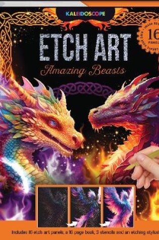 Cover of Kaleidoscope Etch Art Creations Amazing Beasts