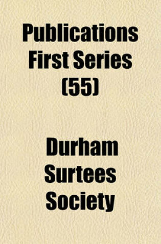 Cover of Publications First Series (55)