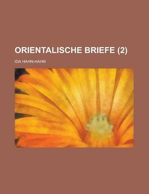 Book cover for Orientalische Briefe