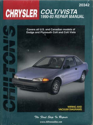Book cover for Dodge Colt and Colt Vista, 1990-93