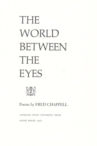 Cover of The World Between the Eyes