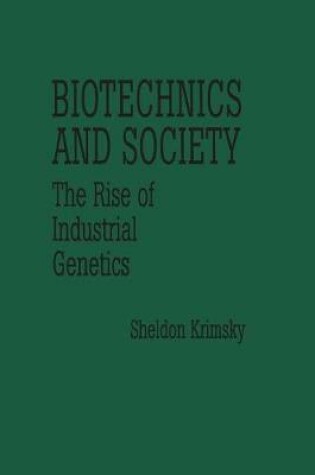 Cover of Biotechnics and Society