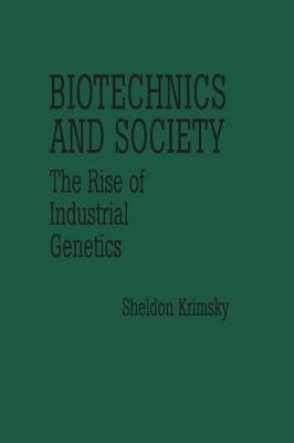 Book cover for Biotechnics and Society