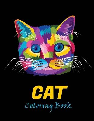 Book cover for Cat coloring book