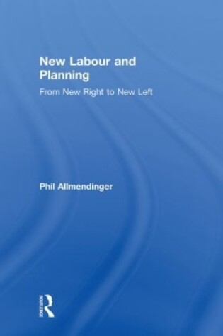 Cover of New Labour and Planning