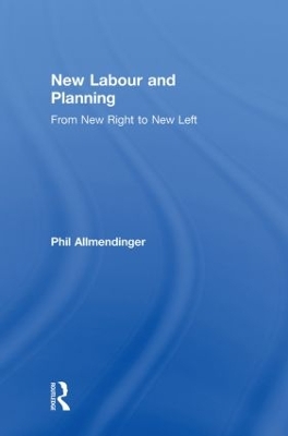 Book cover for New Labour and Planning