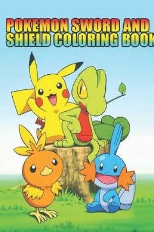 Cover of Pokemon sword and shield coloring book