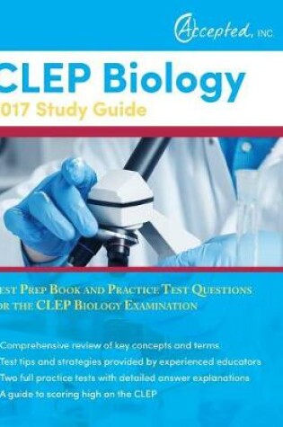 Cover of CLEP Biology 2017 Study Guide