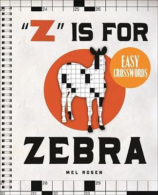 Book cover for "Z" Is for Zebra Easy Crosswords