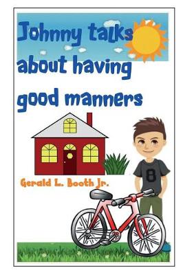 Book cover for Johnny talks about having good manners