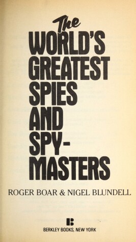 Book cover for Worlds Grt Spies