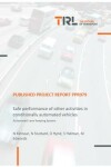 Book cover for Safe performance of other activities in conditionally automated vehicles