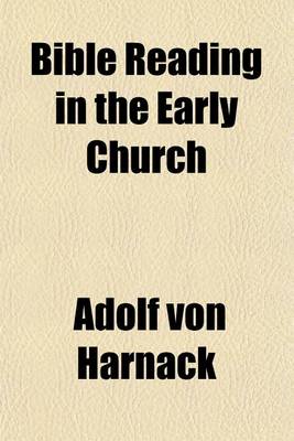 Book cover for Bible Reading in the Early Church