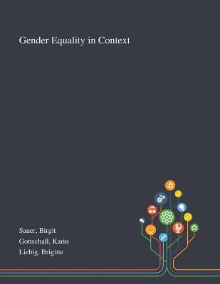 Book cover for Gender Equality in Context