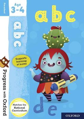 Book cover for Progress with Oxford: abc Age 3-4