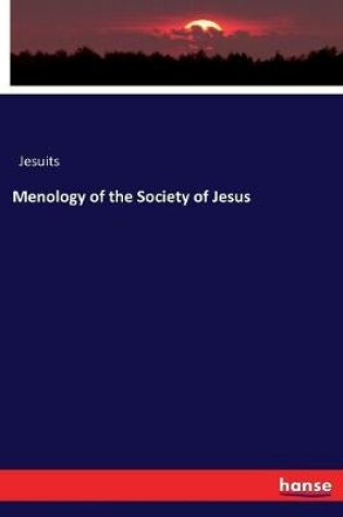 Cover of Menology of the Society of Jesus